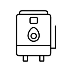 Water heater tank gas electric plumbing appliance boiler home domestic hot water system for bathroom and kitchen