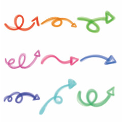 Collection of Arrows - Vector Illustration of Various Shapes