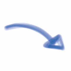 Simple Blue Arrow Collection 