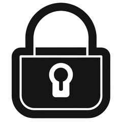 lock icon vector illustration