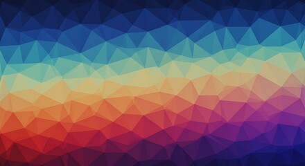 Fototapeta premium Chromatic Facets AI Generated