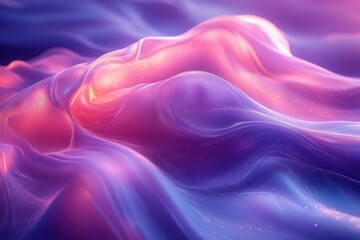 Obraz premium Abstract Vibrant Liquid Art Bright Colorful Futuristic Background in 80s Retro Synthwave Style