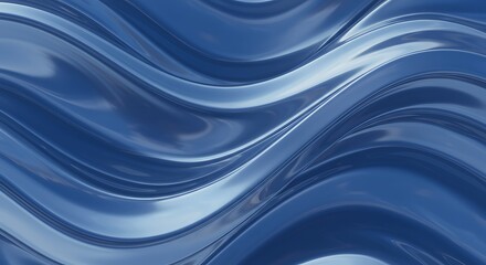 Sapphire Undulation AI Generated