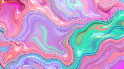 Obraz premium A vibrant swirling abstract background featuring pastel colors in motion