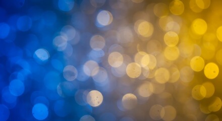 Azure and Amber Glow AI Generated