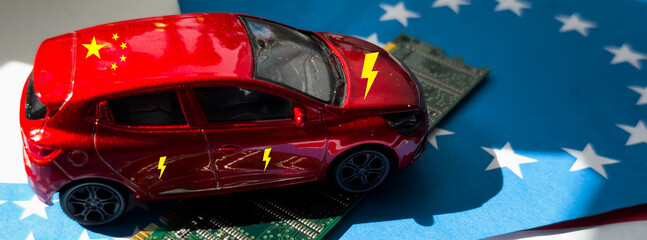 Electric car made in EU and China. Duty for EV cars made in China