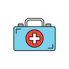 Fototapeta premium Adobe Illustrator Artwork fast aid box