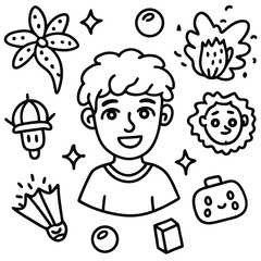 Unique Hand-Drawn Miscellaneous Doodle Illustration | Artistic Sketches