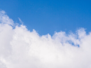 春の空の印象的な雲アップ33