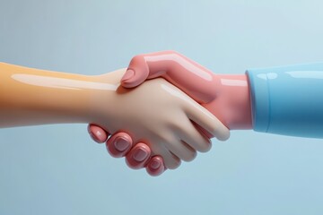 Business Partners Handshake Agreement Successful Deal Collaboration Partnership Communication