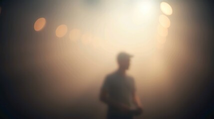 silhouette of a man