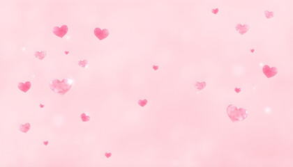 Obraz premium pastel pink heart texture background