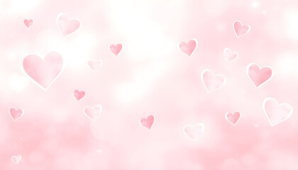 pastel pink heart texture background