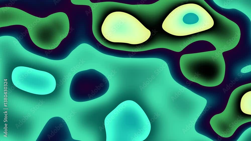 Poster vibrant green gradient background for modern abstract art, digital media designs, and creative prese