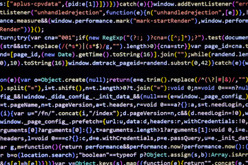 Programming coding screen, web developer coding screen