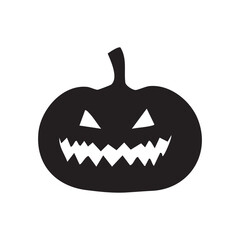 halloween pumpkin isolated on white