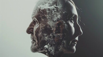 A symbolic concept of generational trauma affecting emotional well-being.