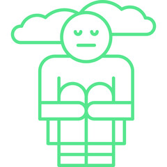 Pirate Bandana icon single vector illustration