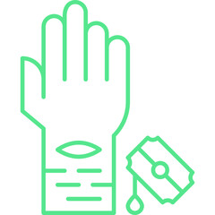 Telescope on Stand icon single vector illustration