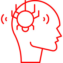 Pirate Skull II icon single vector illustration