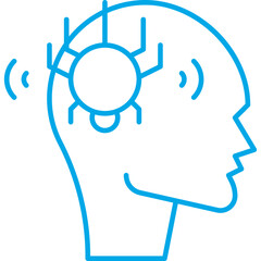 Pirate Skull II icon single vector illustration