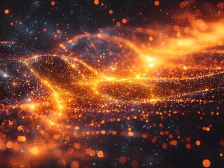 Fototapeta premium Quantum data encoding and decoding seamlessly connected