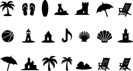 silhouette icon about travel , vector illustration