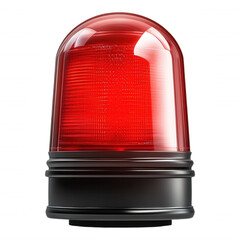 A red alert A warning signal Danger looms. A flashing beacon signal blares a red light and siren Emergency