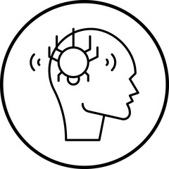 Pirate Skull II icon single vector illustration