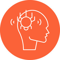 Pirate Skull II icon single vector illustration