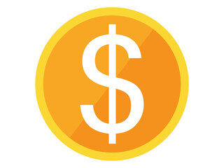 Dollar currency sign Symbol gold