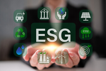 Environmental Social Government business earth responsibility economy green eco investment energy conservation concept