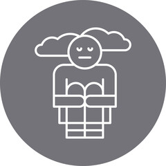 Pirate Bandana icon single vector illustration