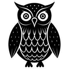 owl vector silhouette
