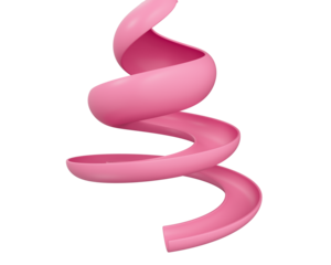 3d Spiral design resembling Human Digestive System Or Intestinal Tract Mockup 3D Illustration