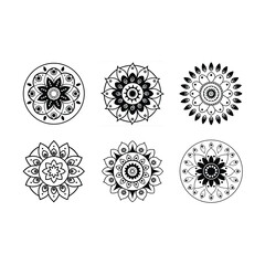 Elegant circular mandala vector design perfect for decor, prints, and digital art projects.