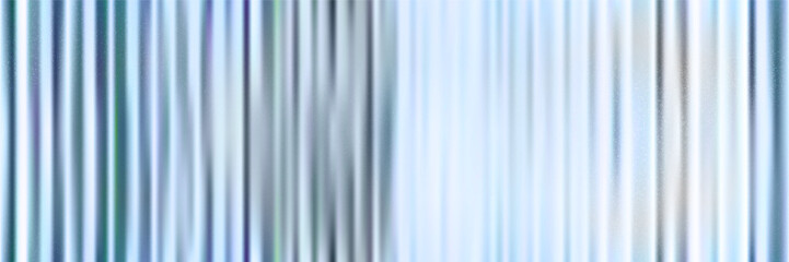 Obraz premium Light blue ribbed acrylic or plexi glass seamless bg with grainy texture. Abstract gradient mesh pattern of corrugated glossy material. Polycarbonate panel blurry vector illustration