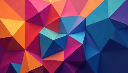 Abstract geometric shapes repeat endlessly, vibrant colors , colorful, vibrant, loop