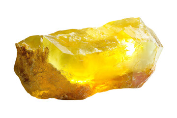Radiant Yellow Crystal Specimen