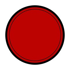 Circle adhesive symbols. White tags, paper round stickers 