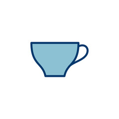 coffee cup icon vector isolated on white background. Coffee cup icon. Coffee vector icon. Tea