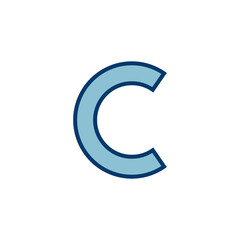 Copyright icon vector isolated on white background. copyright symbols