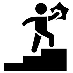 Accomplish Glyph Icon