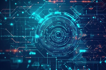 Ultra futurist tech abstract background