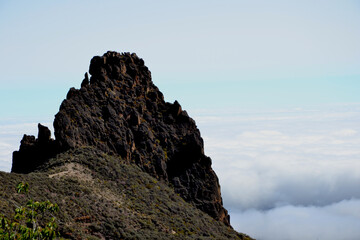 Caldera de los Marteles viewpoint; Gran Canaria, Canary Islands, Spain