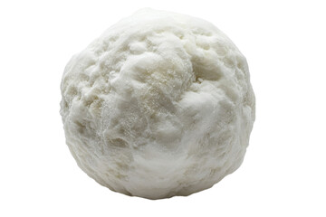 Naklejka premium A Delectable White Ice Cream Sphere