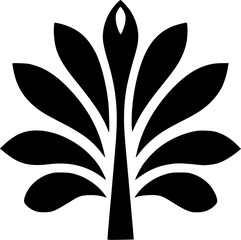 Flower - High Quality Vector Logo - Vector illustration ideal for T-shirt graphic