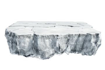 Stunning Fractured Ice Platform