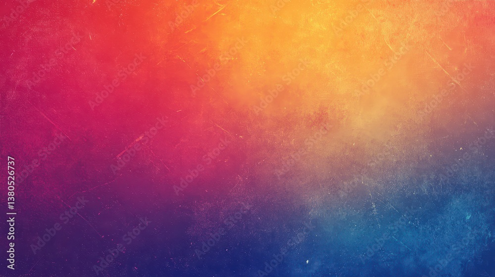 Poster a colorful abstract background showcases a smooth blend of warm hues transitioning into cool tones, 