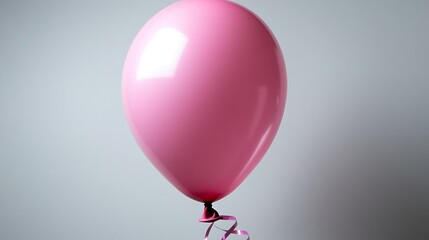 Pink Balloon Floating with Celebration, and Party Decor.
